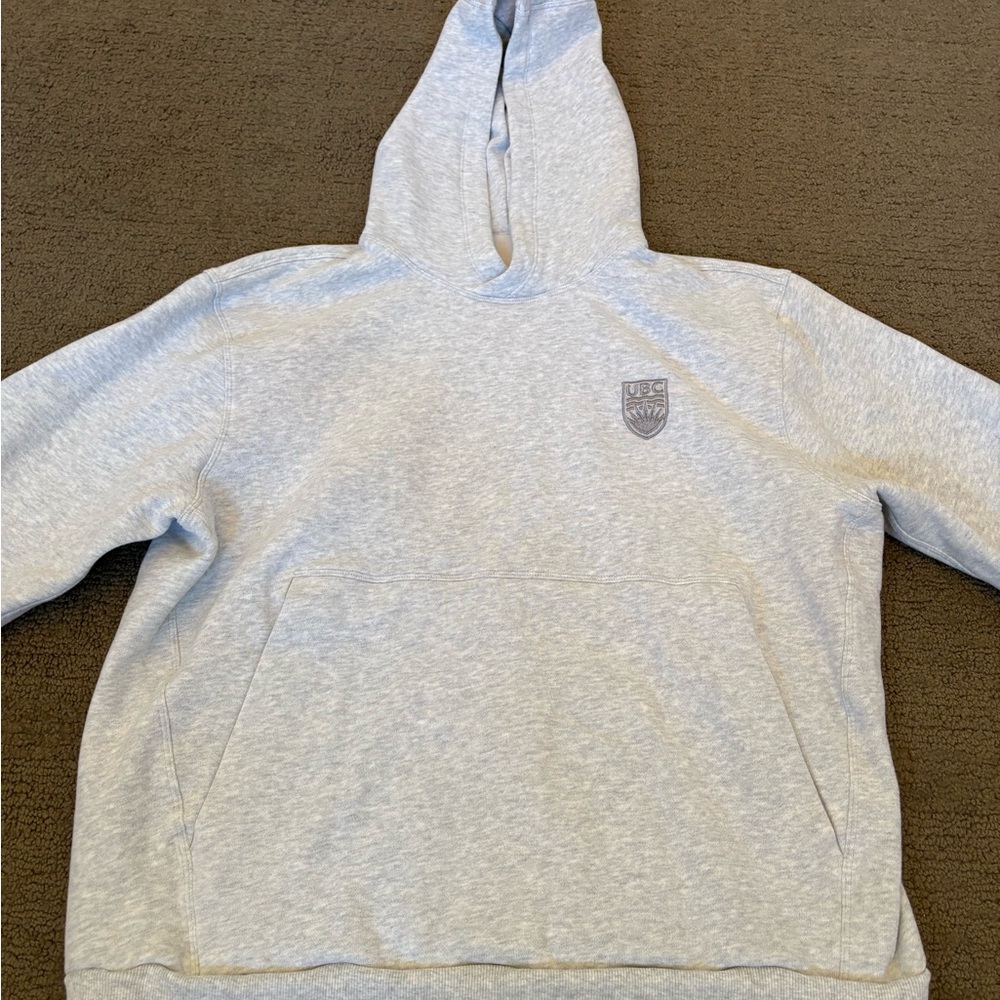 Lululemon Steady State Gray Hoodie with UBC logo